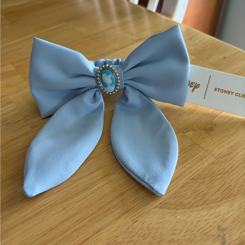 Stoney Clover Lane x Cinderella Blue Bow Scrunchie